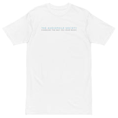 Audiophile Society Text Shirt